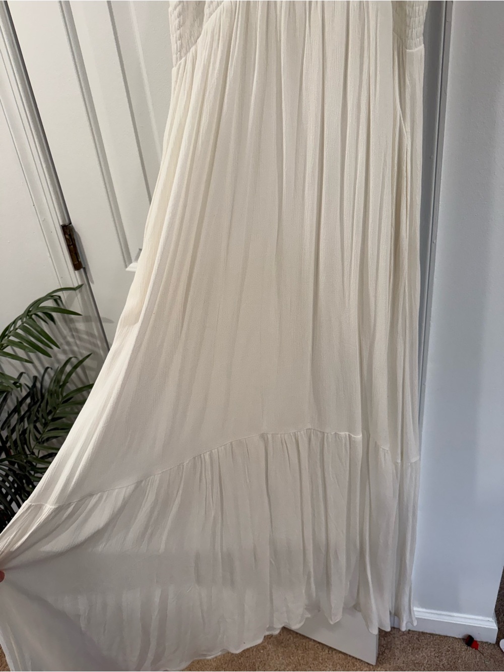 Wishlist White V-Neck Maxi Dress - Picture 4 of 5